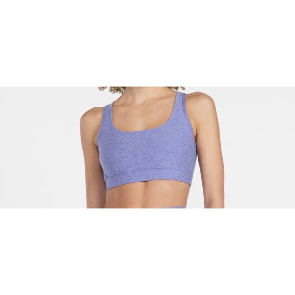 Athletic Works Sports Bra Womens XXXL Purple ButterCore‎ Twist Back Strappy NWT